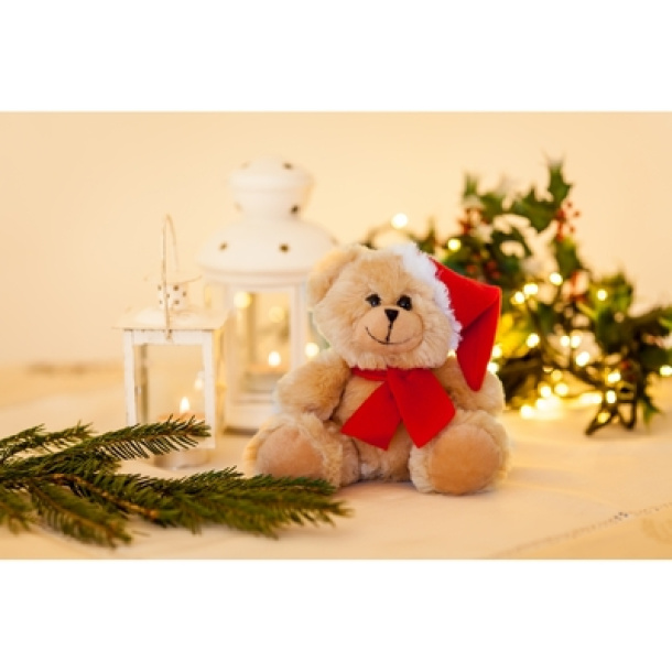 Clarence Plush Christmas teddy bear