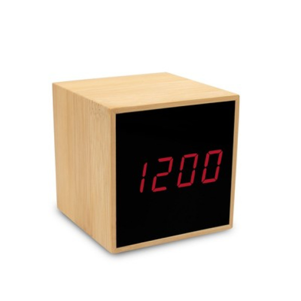  Stolni sat s alarmom od bambusa