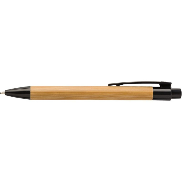  Bamboo notebook A5, ball pen
