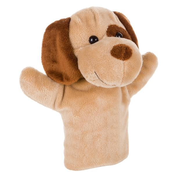 Obie Plush dog, hand puppet