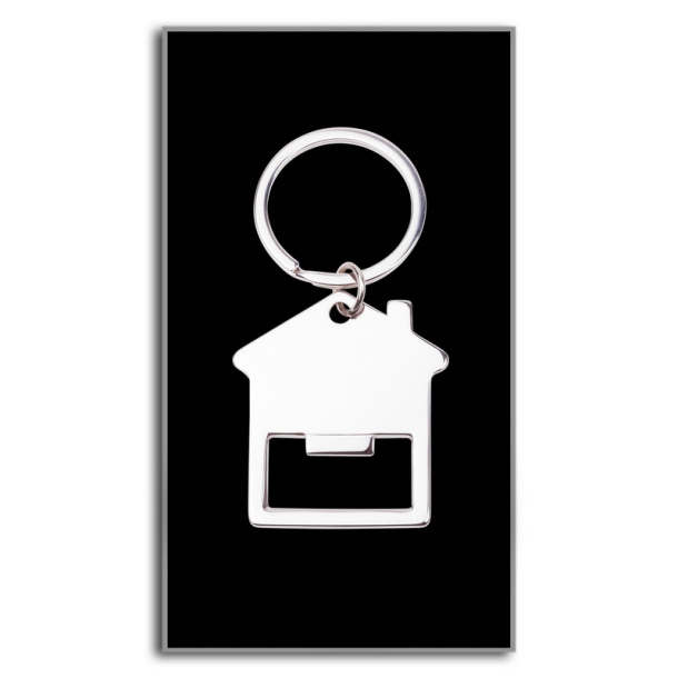  Privjesak za ključeve "kuća" s otvaračem