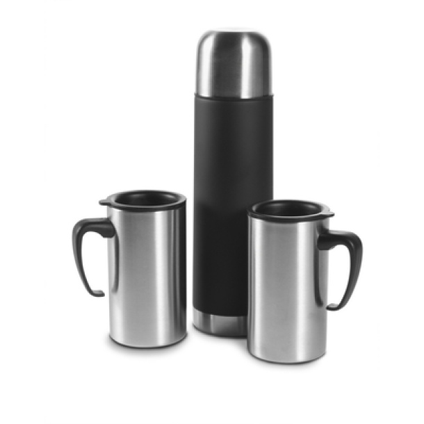  Vacuum flask 470 ml with 2 mugs 260 ml