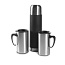  Vacuum flask 470 ml with 2 mugs 260 ml