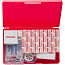  First aid kit in plastic case, 14 pcs