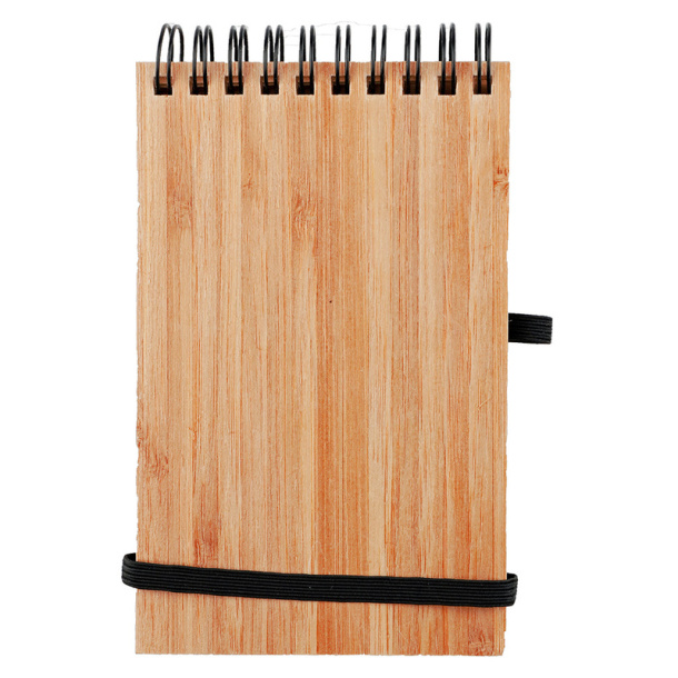  Bamboo notebook A6 with ball pen
