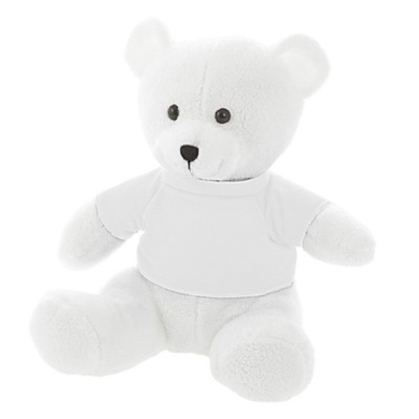 Forrest White Plush teddy bear