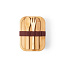  Glass lunch box 700 ml, bamboo lid and cutlery