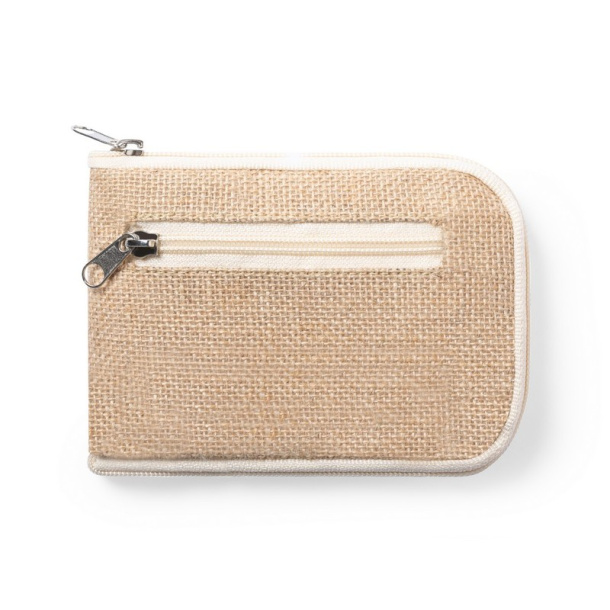  Cotton foldable shopping bag, jute details