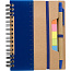  Memo holder, notebook, sticky notes, ball pen