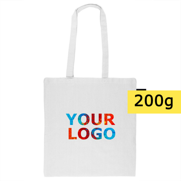  B'RIGHT torba za kupovinu od recikliranog pamuka, 200 g/m2