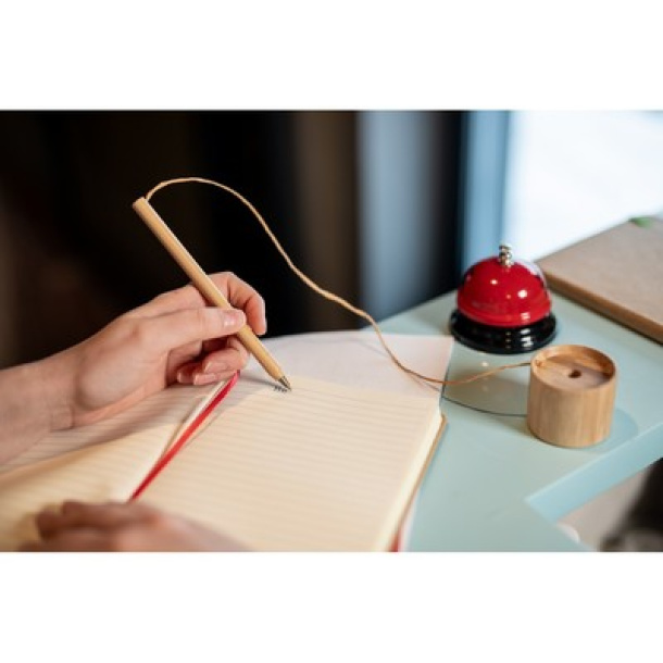  Bamboo ball pen with stand B'RIGHT