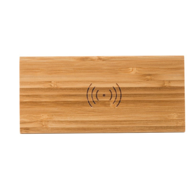  Bamboo wireless charger 5W, clock