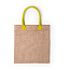  Jute shopping bag with cotton handles