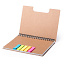  Memo holder, notebook approx. A5, sticky notes