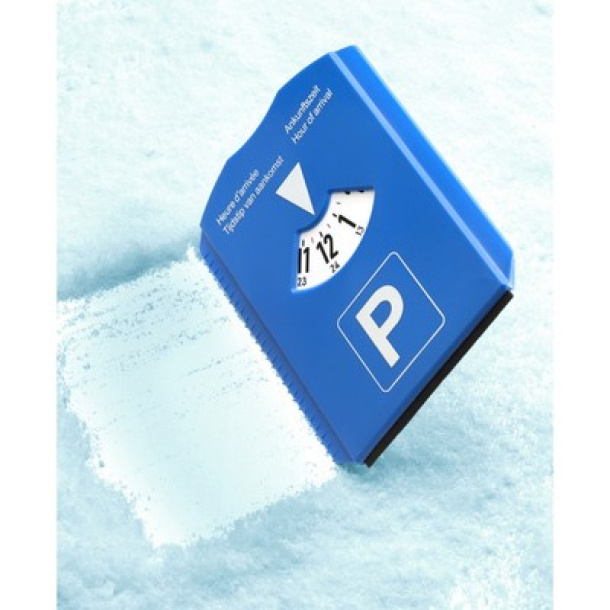  Parking disc and ice scraper with tokens
