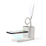  Wheat straw desk lamp, wireless charger 10W, phone stand, pen holder