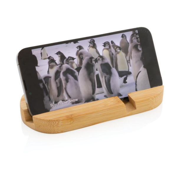  Stalak od bambusa za mobitel i tablet
