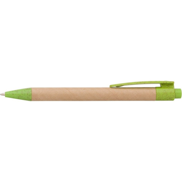  Cardboard and wheat straw ball pen