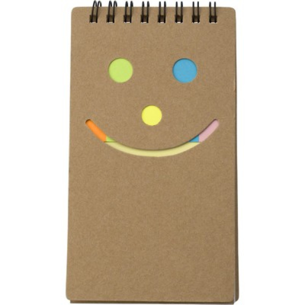  Memo holder, notebook, sticky notes