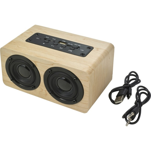  Wooden wireless speaker 2 x 5W