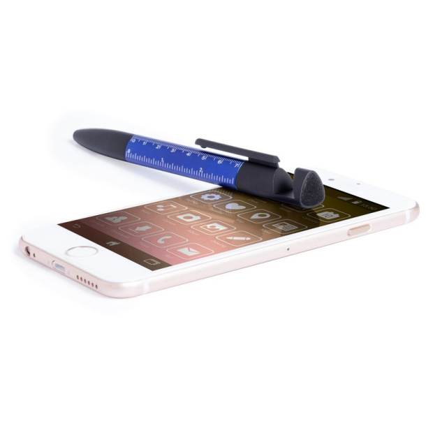  Multifunctional tool, ball pen, screen cleaner, ruler, phone stand, touch pen, screwdrivers