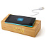  Bamboo wireless charger 5W, clock
