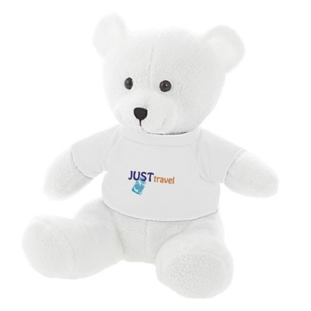 Forrest White Plush teddy bear