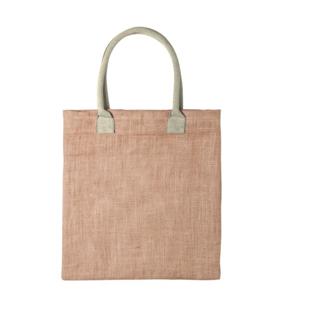 Jute shopping bag with cotton handles