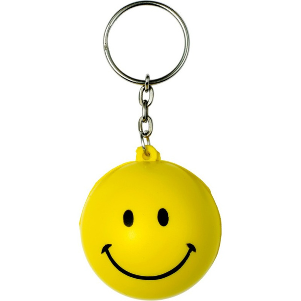  Keyring, anti stress "smiling face"