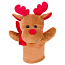 Dazzle Plush reindeer, hand puppet