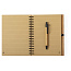  Bamboo notebook A5 with ball pen
