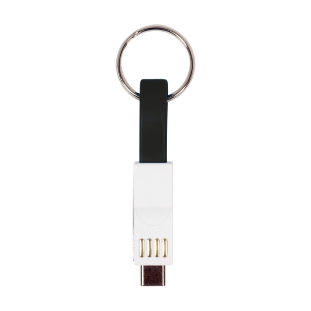  Keyring, charging and synchronization cable