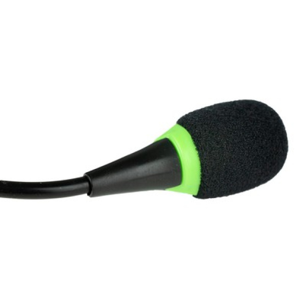  Headset: headphones with microphone