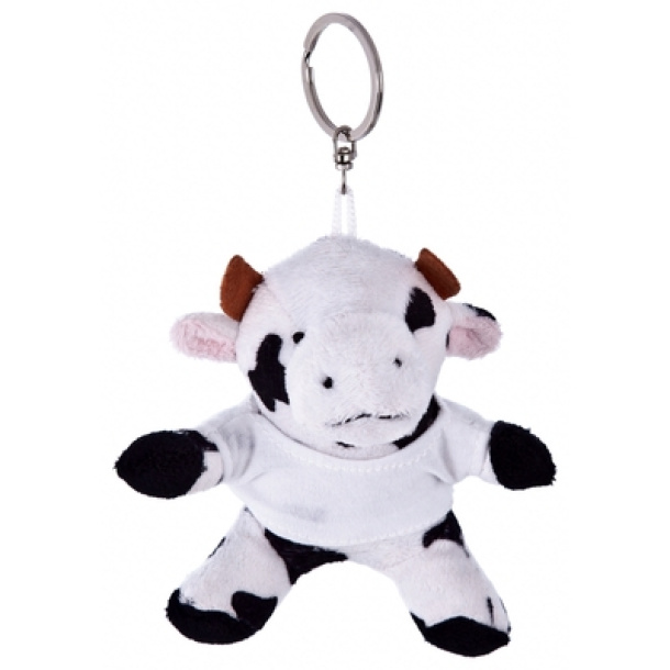 Bessie Plush cow, keyring