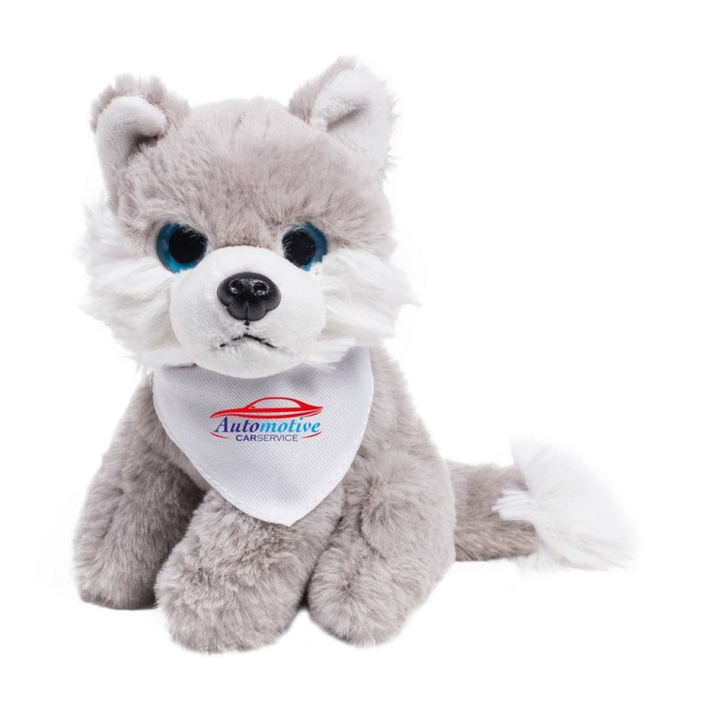 White fang top stuffed animal