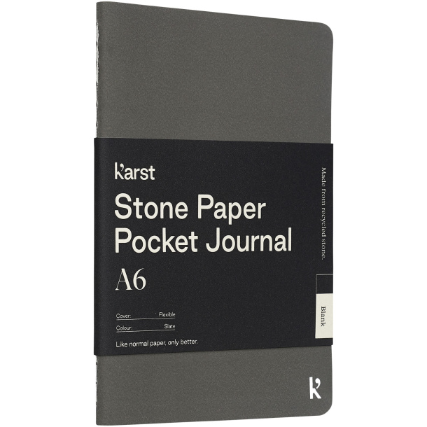 Karst® A6 stone paper softcover pocket journal - blank - Karst®