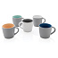  Ceramic mug with colored inner