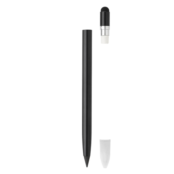 INGRID  Metalna touch olovka s gumicom za brisanje