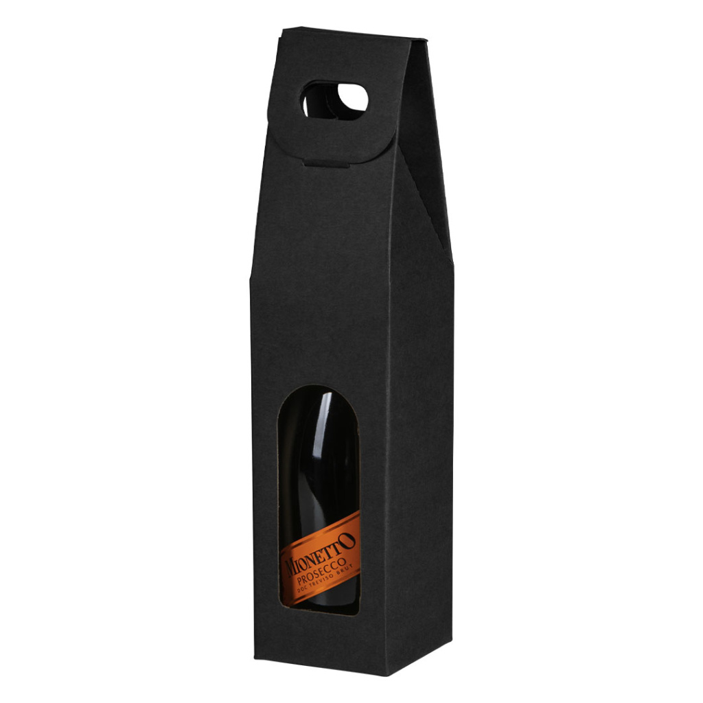 BOTTLE Three layer self assembling gift box for a bottle Promoshop
