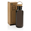  GRS RPET bottle with FSC bamboo lid and handle