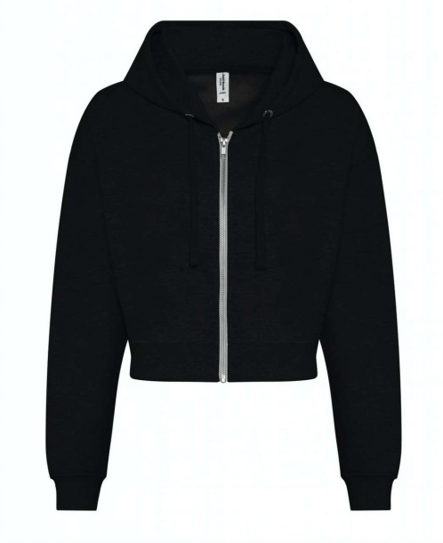  Ženska skraćena hoodie s patentom - 280 g/m² - Just Hoods
