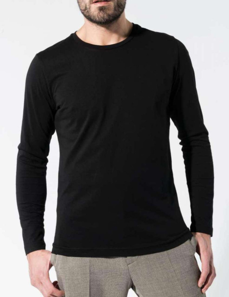  Muška majica od organskog pamuka, dugih rukava - 155 g/m² - Kariban
