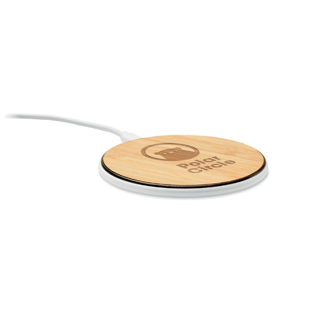 DESPAD + wireless charger 10W in bamboo