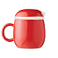 SANTA Ceramic mug with lid 370 ml
