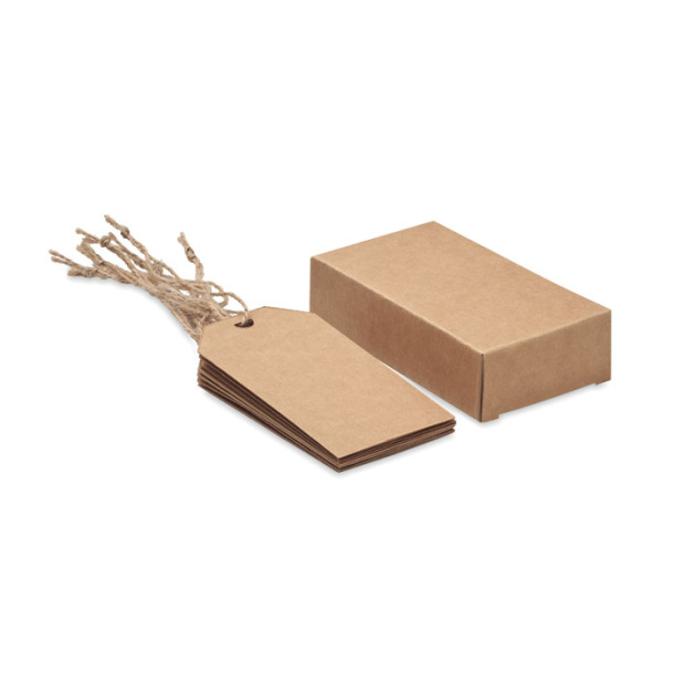 ETIKRAFT Set od 12 oznaka za poklon od natron papira