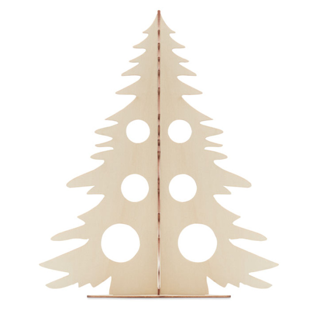 TREE AND PAINT DIY drveno božićno drvce