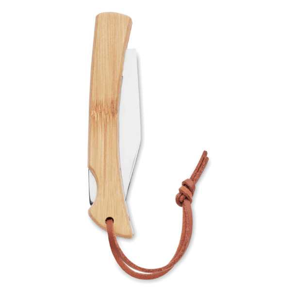 MANSAN Foldable knife in bamboo