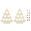SILUETA ukras u obliku božićnog drvca