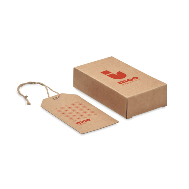 ETIKRAFT Set od 12 oznaka za poklon od natron papira