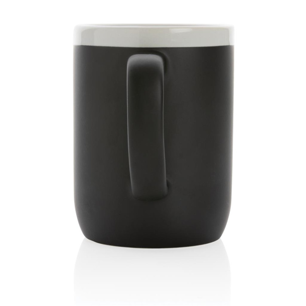  Ceramic mug with white rim